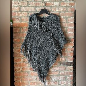 Express Marled Poncho